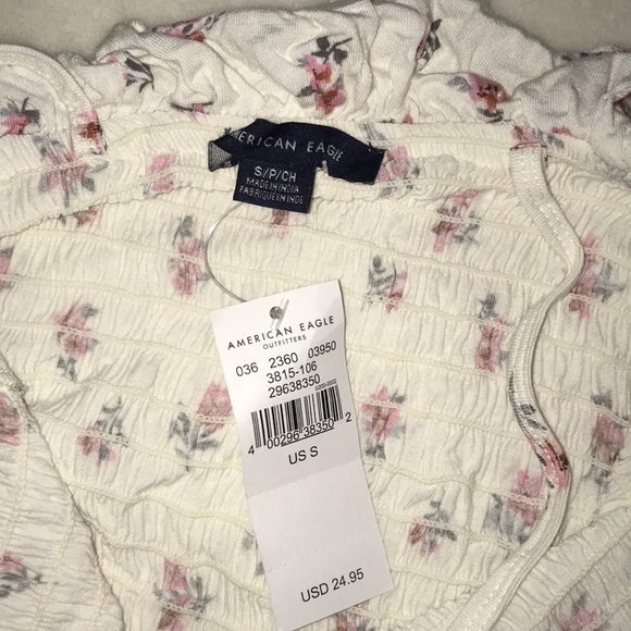 American Eagle Floral Tank Top - Picture 3 of 3